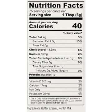 Anthony's Premium Butter Powder, 1 lb, Gluten Free, Non GMO, Made in USA, Keto Friendly, Hormone Free