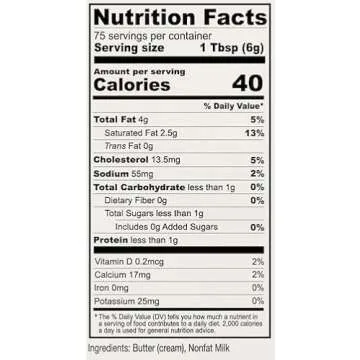 Anthony's Premium Butter Powder, 1 lb, Gluten Free, Non GMO, Made in USA, Keto Friendly, Hormone Free