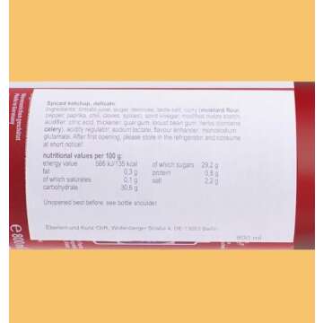 Delicious German Hela Curry Gewurz Delicate Ketchup - Mild (800 ml) | perfect with meat, sausages, fish, fries, pasta and rice