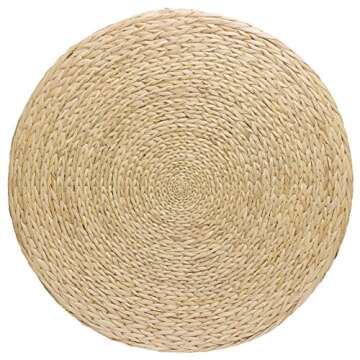 Oriental Furniture Rush Grass Coffee Table/Ottoman - Natural