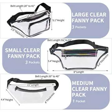 Holographic Fanny Pack - Water Resistant & Stylish