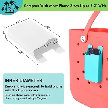 Raymall Universal Phone Holder for Bogg Bag Accessories