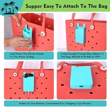 Raymall Universal Phone Holder for Bogg Bag Accessories