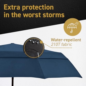 Compact Windproof Travel Umbrella with Auto Open/Close