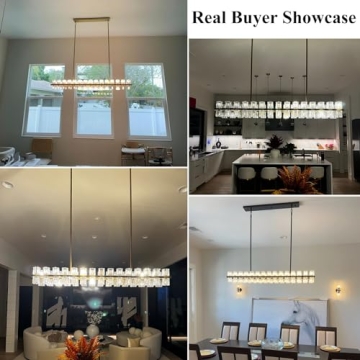 Elegant Knurldon 36" Black Round Chandelier with Bulbs