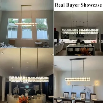 Elegant Knurldon 36" Black Round Chandelier with Bulbs