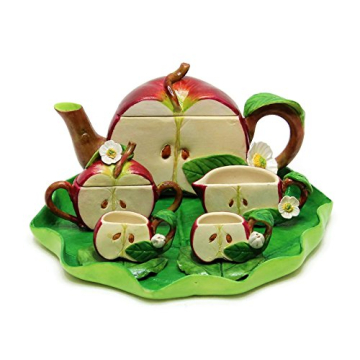 Enchanting Hands & Hearts Miniature Tea Set for Display