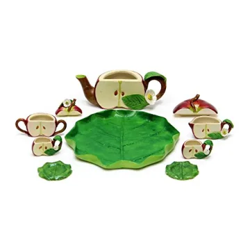 Enchanting Hands & Hearts Miniature Tea Set for Display