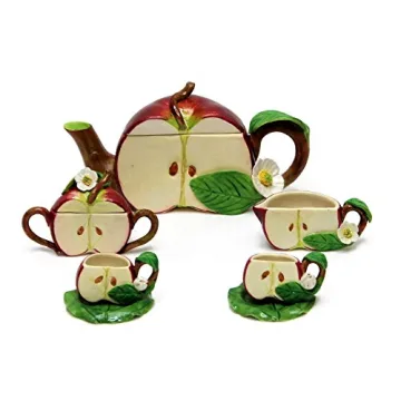 Enchanting Hands & Hearts Miniature Tea Set for Display