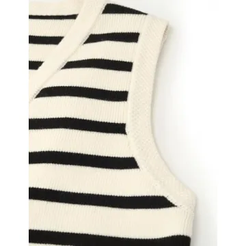 GOELIA Women's Sleeveless Knit Sweater Vest – Stylish Cardigan