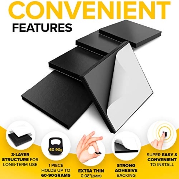 Hyper-Sticky Magnets - Strong Adhesive Magnetic Squares