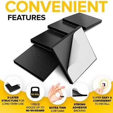 Hyper-Sticky Magnets - Strong Adhesive Magnetic Squares