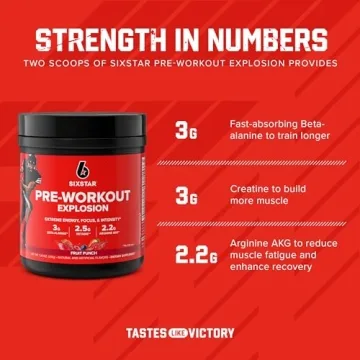 Six Star Pre Workout Explosion Energy Drink Mix for All Fitness Enthusiasts