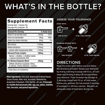 Six Star Pre Workout Explosion Energy Drink Mix for All Fitness Enthusiasts