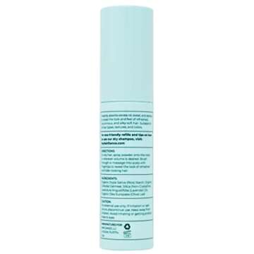 Eco-Friendly Non-Aerosol Dry Shampoo Powder for All Hair Types