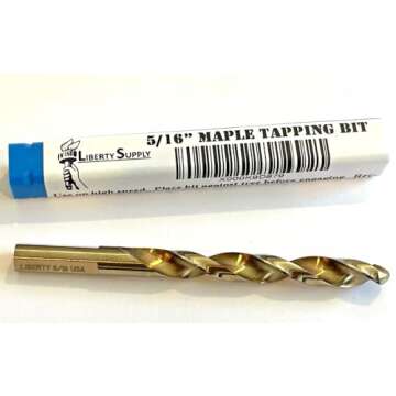 Liberty Supply Professional Maple Tree Tapping Drill Bit for 5/16" Tap Hole