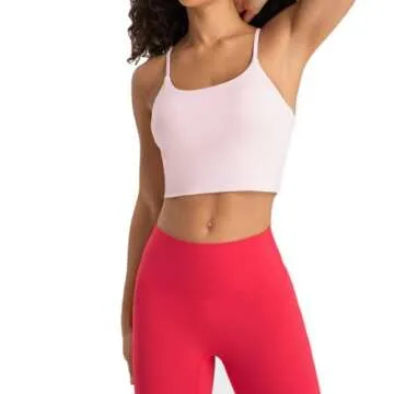 Lemedy Women Padded Sports Bra for Yoga & Fitness
