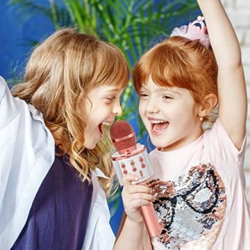 GIFTMIC Wireless Bluetooth Karaoke Microphone for All Ages