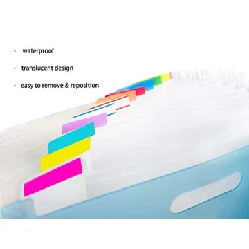 500 Writable Repositionable Sticky Index Tabs for Efficient Organization