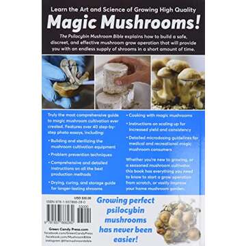 The Psilocybin Mushroom Bible: The Definitive Guide to Growing and Using Magic Mushrooms