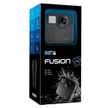 GoPro Camera Fusion - 360 Waterproof Digital VR Camera with Spherical 5.2K HD Video 18MP Photos