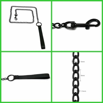 Tosmifairy Vintage Heart Choker Collar and Leash Set