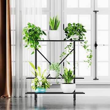 Zhongma 3 Tier Plant Stand with Space saving