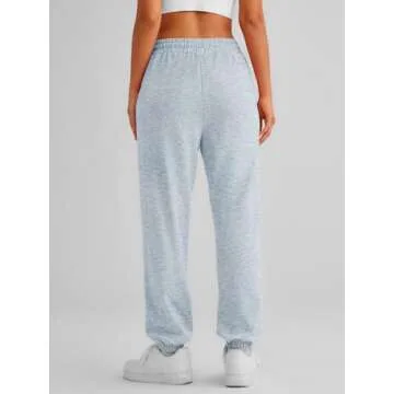 AUTOMET Women's Stylish Cinch Bottom Joggers