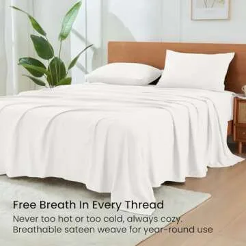 GOKOTTA King Size Sheets Set - Ultra Soft & Non Slip