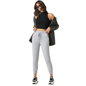 High Neck Sleeveless Crop Tank Top for Women