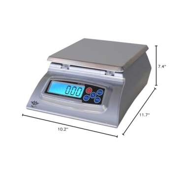 My Weigh KD-8000 Digital Food Scale, Stainless Steel, Silver