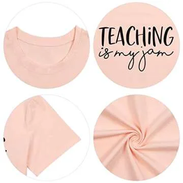 Teaching is My Jam Women T-Shirt for Kindergarten Teachers