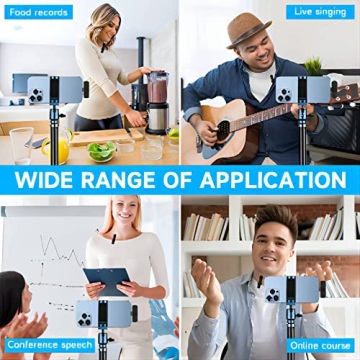 PQRQP Dual Wireless Lavalier Microphone for iPhone