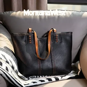 Montana West Black Tote Bag for Women - Stylish Satchel