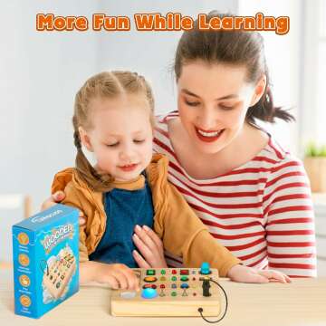 Busy Board Montessori: Sensory Learning Toy