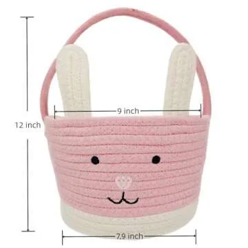 Durable and Adorable Easter Bunny Basket for Kids