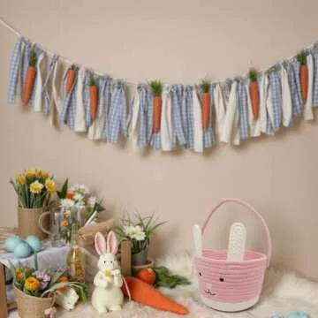Durable and Adorable Easter Bunny Basket for Kids