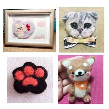 3.53oz Light Coffee Wool Roving Pure Wool, Chunky Yarn for Needle & Wet Felting, Spinning & DIY Crafts