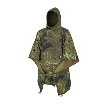 Helikon-Tex Swagman Roll Military Poncho, Bushcraft Line - Multi-Purpose Rain Poncho & Emergency Pon...