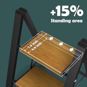 Lightweight 2 Step Ladder for Safe Household Access