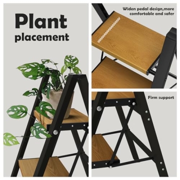 Lightweight 2 Step Ladder for Safe Household Access