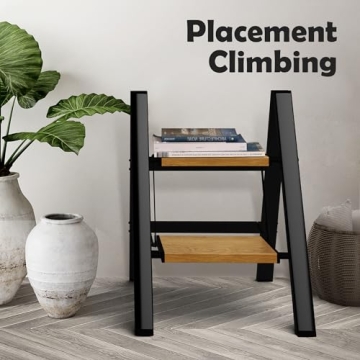 Lightweight 2 Step Ladder for Safe Household Access