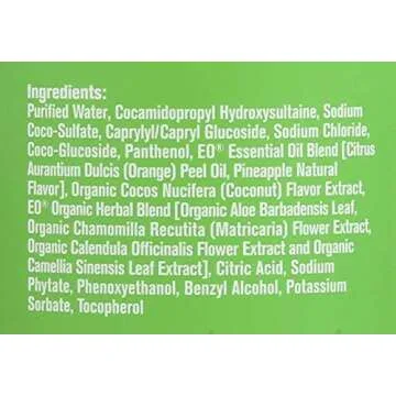 Everyone 3-in-1 Soap for Every Kid Safe, Gentle and Natural Shampoo, Body Wash, and Bubble Bath, Tropical Coconut Twist, 6 Count