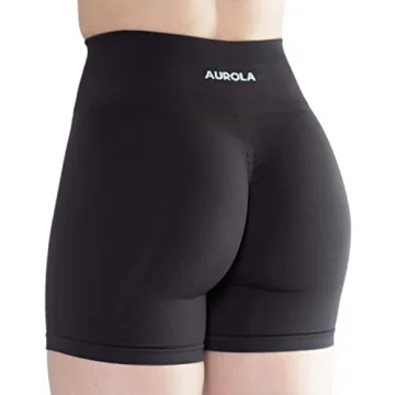 AUROLA Intensify 3 Pack Seamless Workout Shorts for Women