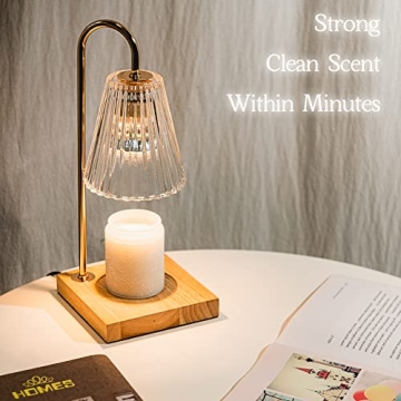 Elegant Marycele Candle Warmer Lamp Set with Timer
