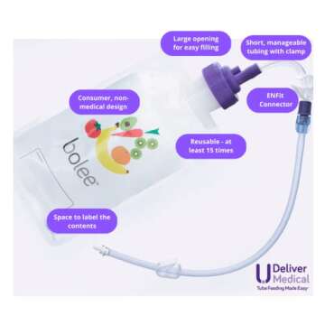 Bolee Bag Tube Feeding Kit - Eco-Friendly & Reliable Supplies