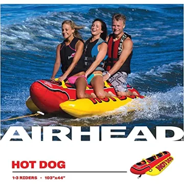Airhead Hot Dog Towable Tube for 1-3 Riders