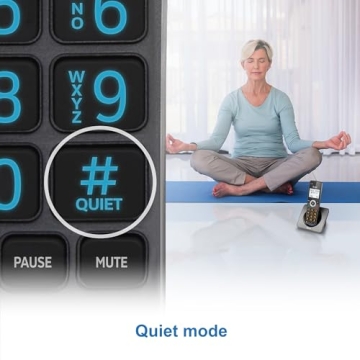 AT&T DECT 6.0 2-Handset Cordless Phone for Home