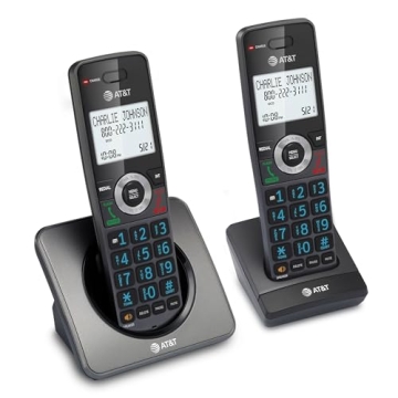 AT&T DECT 6.0 2-Handset Cordless Phone for Home