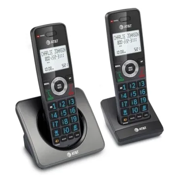 AT&T DECT 6.0 2-Handset Cordless Phone for Home